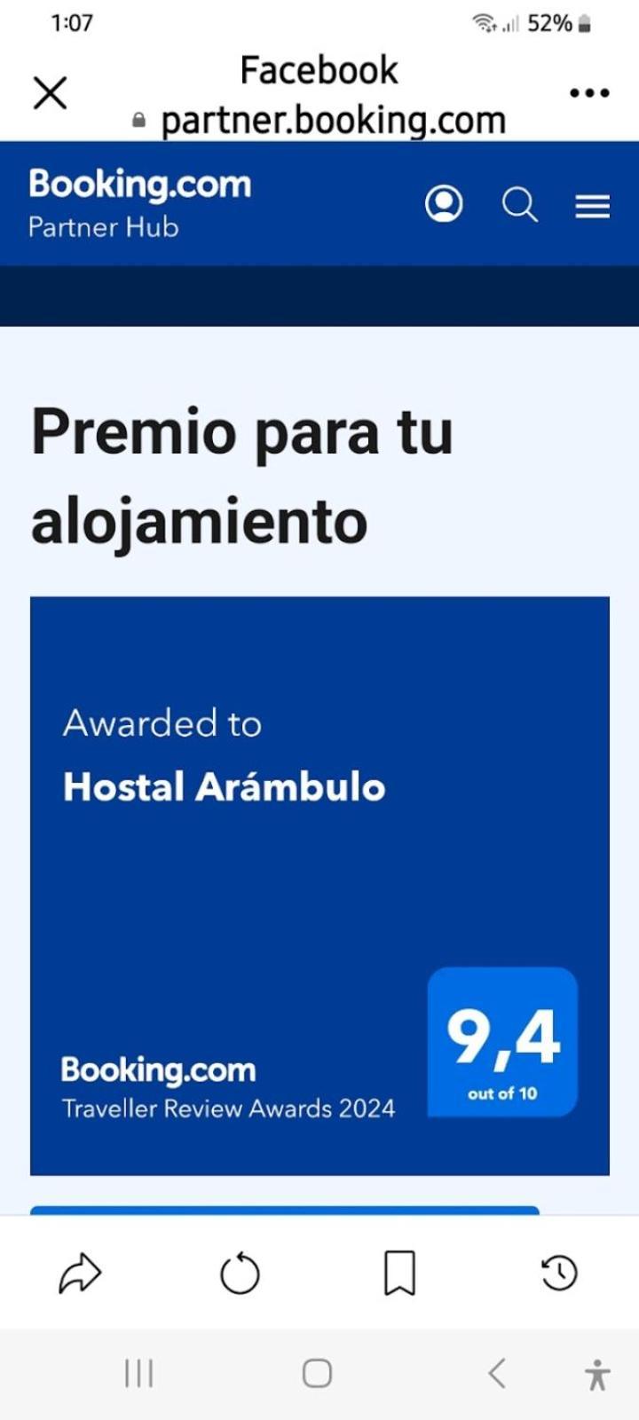 Hostal Arámbulo Villavieja Kültér fotó